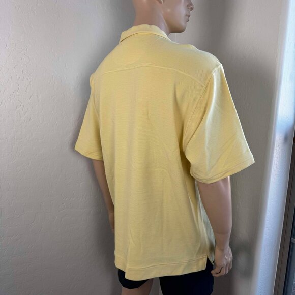 Tommy Bahama Vintage Silk-Cotton Polo Sample T- Shirt Size L - Picture 7 of 10